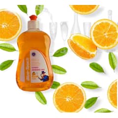 UXOCRO - LAVAVAJILLA Y LAVALOZA BIODEGRADABLE ENZIMATICO NARANJA.