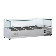 PROCHEF - Vitrina Refrigerada Sobremesa 120 cm. Acero Inox