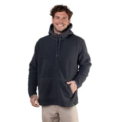LENGA - Polerón Chaqueta Polar Sherpa Con Capucha Y Cierre Ykk Corcovado