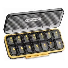 ESHOPANGIE - Organizador De Pastillas Portátil Pastillero Semanal 2 Tomas