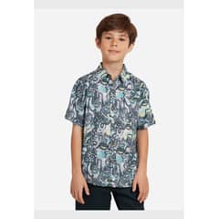 MAUI AND SONS - Camisa Abstract Art Shirt Niño Multicolor