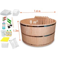 EASY EPOX - Kit Tinajas Calientes EpoxyFibraUtiles No mas Filtración
