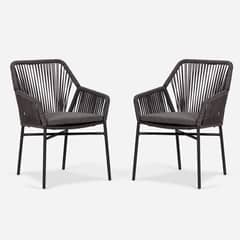 ROSEN - Set 2 Sillas de Terraza Matira Gris