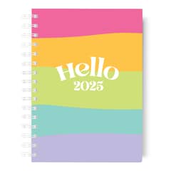 FIESTAS EN PAPEL - Agenda 2025 ¡Hello! Planificación mensual, semanal