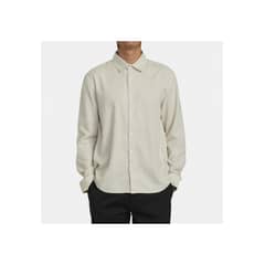 RVCA - Camisa M/L Hombre Hi Grade M Wvtp Beige