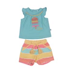 PILLIN - Conjunto Bebe Niña Celeste
