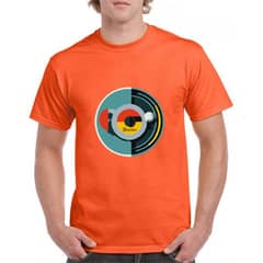 GENERICO - Polera Austro Naranja con Diseños Originales