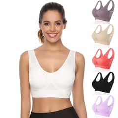 EVERSO - Pack 6 Sostén Deportivo Elasticado Mujer Peto Sujetador