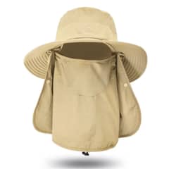 GENERICO - Gorro Pescador Con Protección Del Sol Al Rostro O Cara Pesca