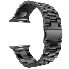 JOICO - Correa Acero Compatible Con Apple Watch de 42/44/45/49 mm Negro