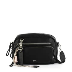ZIOL - Cartera bandolera pequeña perlina negro