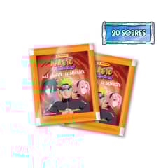 PANINI CHILE - Pack Naruto Shippuden Un Nuevo Comienzo (20 Sobres)