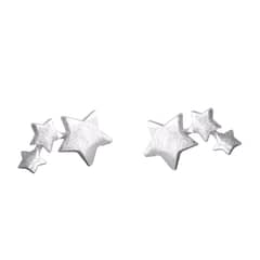 TODOJOYAS - Aros Triple Estrella Plateada