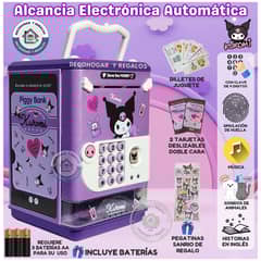 GENERICO - Alcancía Juguete Electrónica Kawaii Musical Clave y Huella