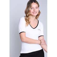 ECLIPSE - Polera Camille Blanco
