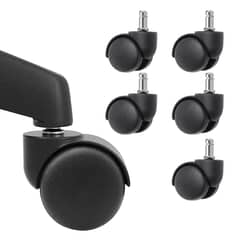 VIDITA - Set 5 Ruedas Giratorias Universales Para Sillas De Oficina