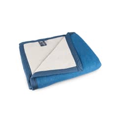EL CASTILLO FRAZADAS - Frazada 90% Lana, 10% Acrílico Azul 1,5 plazas