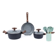 SIMPLIT - Batería de Cocina Oregon + Set 12 Utensilios Calipso