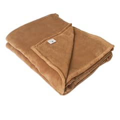 EL CASTILLO FRAZADAS - Frazada polar Flannel Beige 2 plazas