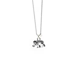 JOYAS MYTOKE - Colgante Dije Elefante Mas Cadena Plata Fina 925