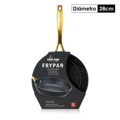 DANNY HOME - Sarten Alumninio forjado Negro con Puntitos Reciclable 28cm