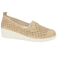 CHALADA - Mocasin Mujer Beige Casual Ditter-1