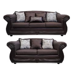AMERICA DECORA - Living 4-3 Grand Búfalo Chocolate Rayado