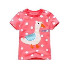 JUMP KIDS - Poleras de Algodón Manga Corta para Niñas