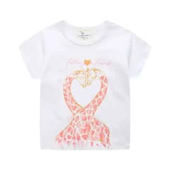 JUMP KIDS - Poleras de Algodón Manga Corta para Niñas