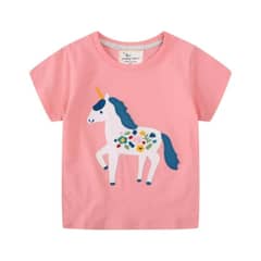 JUMP KIDS - Poleras de Algodón Manga Corta para Niñas