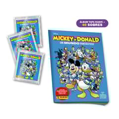 PANINI - Pack Mickey y Donald (Álbum + 40 Sobres)