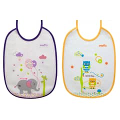 EVENFLO - PACK 2 BABEROS ANIMALES +3 MESES NIÑA
