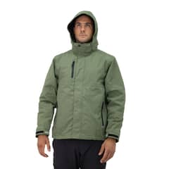 HARDWORK - Parka Desmontable HW Reno 3 en 1 Verde Oliva.-