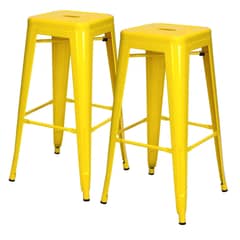 PROCHEF - Pack 2 Unidades Piso Alto Tolix Amarillo Brillante