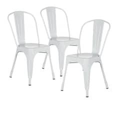 PROCHEF - Pack 3 Unidades Silla Tolix Blanco Brillante