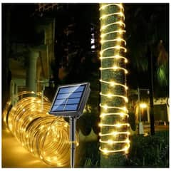 GENERICO - Manguera Tubo Led Solar Tubo Flexible 10 Metros CÁLIDAS