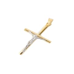 JB JOYAS BARON - Colgante de Oro 18kt Cristo Cruz AUB