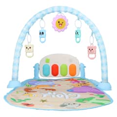 GLOWUP - Gimnasio Con Piano Alfombra Para Bebe Celeste
