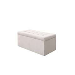 MUEBLES HVM - Baul Cofre stella Blanco Invierno 0x40x90