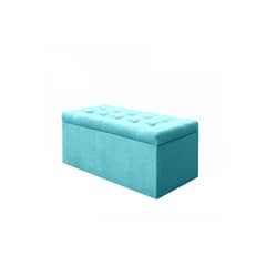 MUEBLES HVM - Baul Cofre stella Turquesa 40x40x90