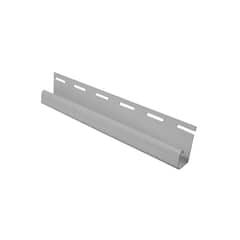 DVP - Perfil J Siding PVC 1/2'' Rígido Gris 3,8mts