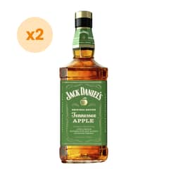 JACK DANIELS - 2x Whiskey Apple 40° 750Cc