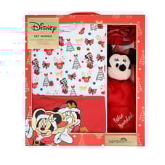 BAMBINO - Set 4 Piezas Navidad Minnie Muerdago Niña 6-9M