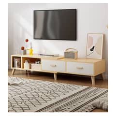 HOMER DESIGN - Rack Tv Ancho Extendible 120-198cm 2 Tiras Vanguardia Homer