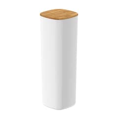 OU - Contenedor Hermético con Tapa Bambú Keep 2 lt Blanco