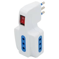 PHILCO - Adaptador Enchufe Triple con Switch 2Patas T 10A 250V