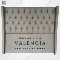 GOODAY - Respaldo con brazos capitoné a piso