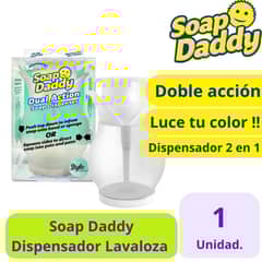 SCRUB DADDY - Dispensador Lavaloza Soap Daddy - 1uds