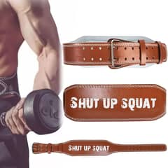 EVERSO - Cinturón De Pesas Cuero Entrenamiento Gym Crossfit Talla S
