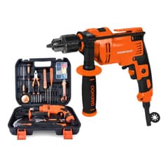 DAEWOO - Kit Taladro Percutor DAID550K 550w  herramientas  accesorios